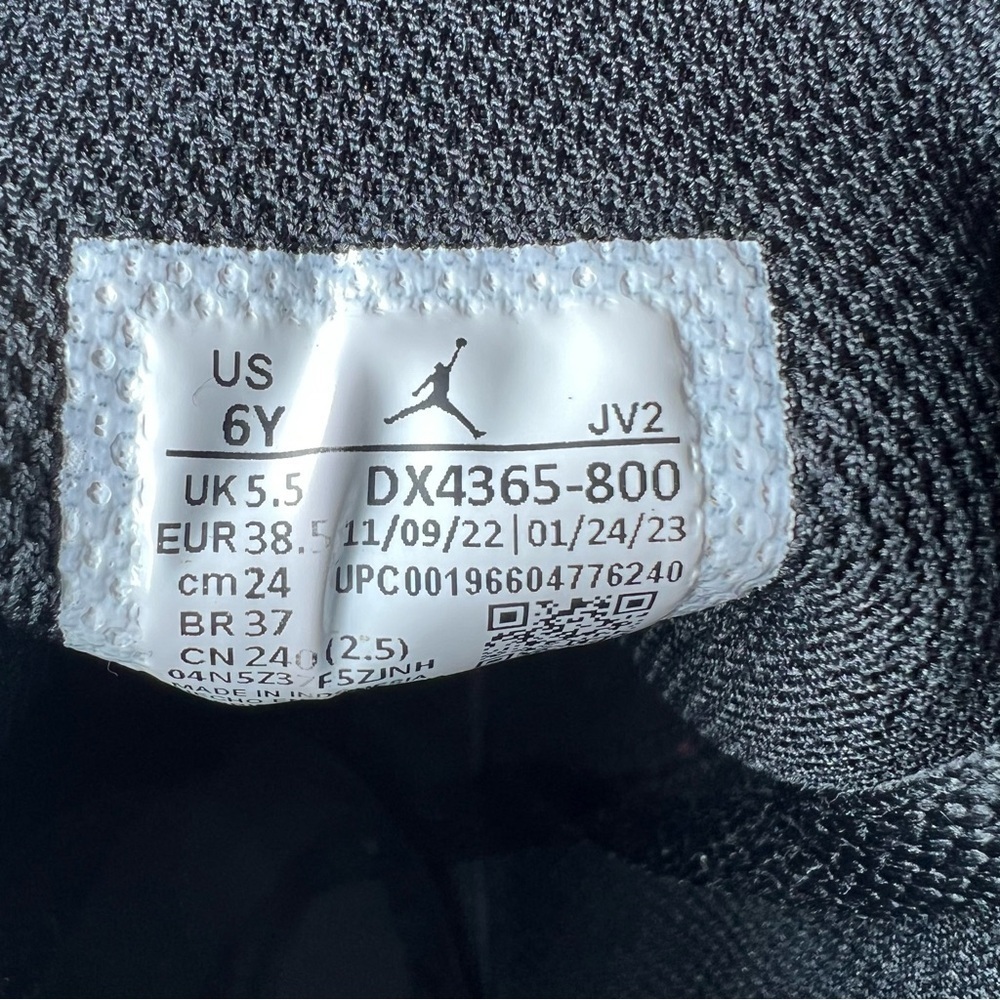 Nike Air Jordan 1 Mid SE GS Shoes ‘Flight Club’ Yellow & Orange Youth 6Y - Picture 10 of 10